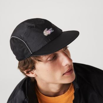 Lacoste CONCEPTS Collaboration Mesh-Panel Cap Pánské - Čepice Černé | CZ-sMpGNP